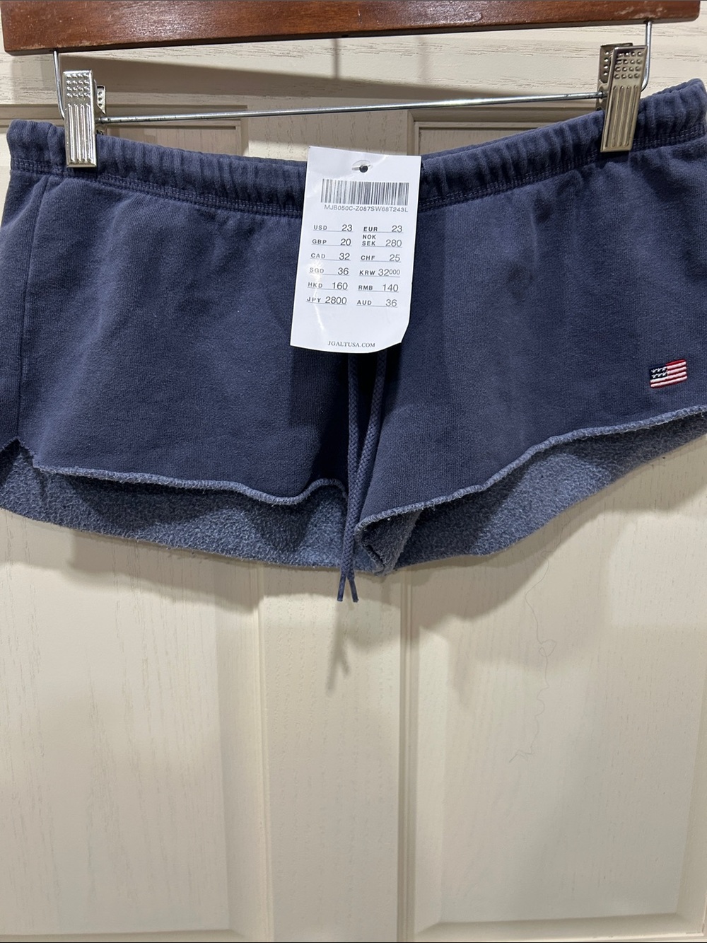 Brandy Melville Navy Fleece-Lined Athletic Shorts